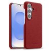 MELKCO For Samsung Galaxy S26 Case Genuine Cow Leather PC Phone Cover Magnetic Case
