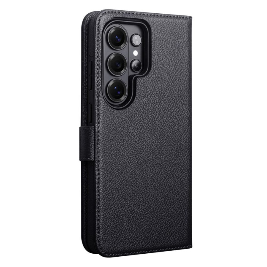 6601205638A-10_e3fb0fe9-2cb5-4b37-819b-35d92722b7ae QIALINO For Samsung Galaxy S26 Ultra Case Detachable Magnetic Wallet Genuine Leather Flip Phone Cover