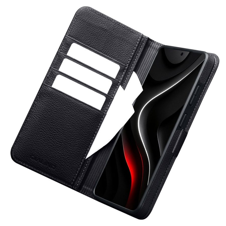 6601205638A-6_b43b0096-f80e-4d5a-9b6d-b65ccc5721f4 QIALINO For Samsung Galaxy S26 Ultra Case Detachable Magnetic Wallet Genuine Leather Flip Phone Cover