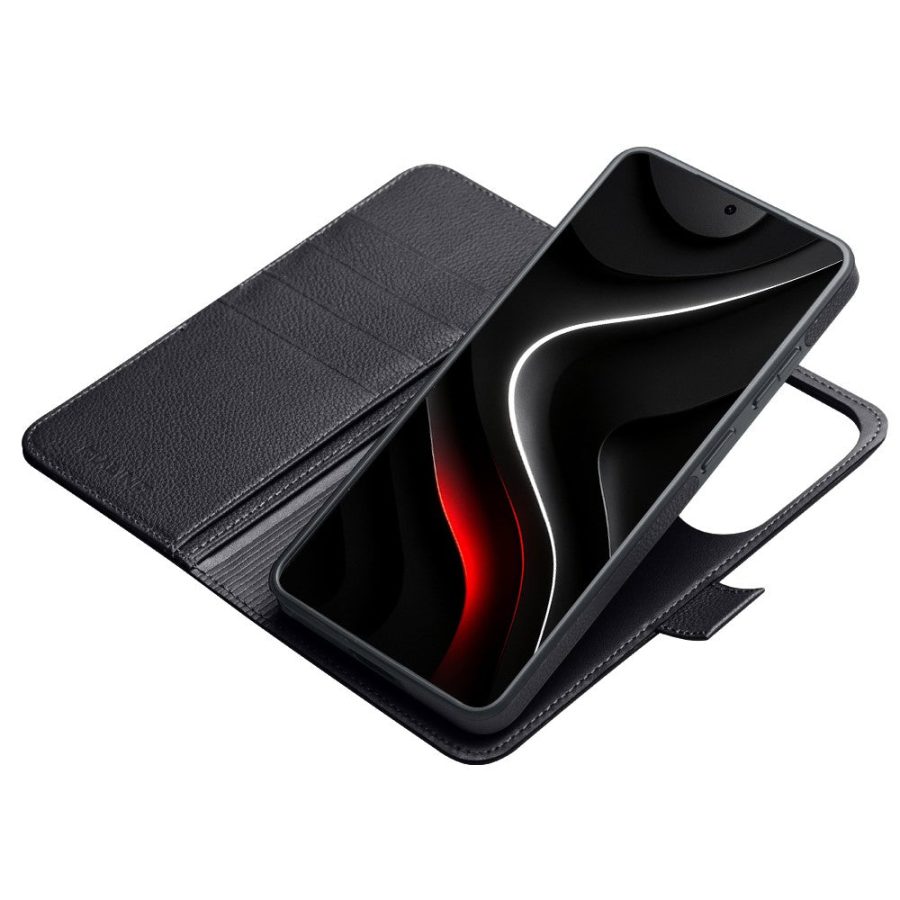 6601205638A-7_8ebb3559-53c0-4246-ab55-d2440e8f6831 QIALINO For Samsung Galaxy S26 Ultra Case Detachable Magnetic Wallet Genuine Leather Flip Phone Cover