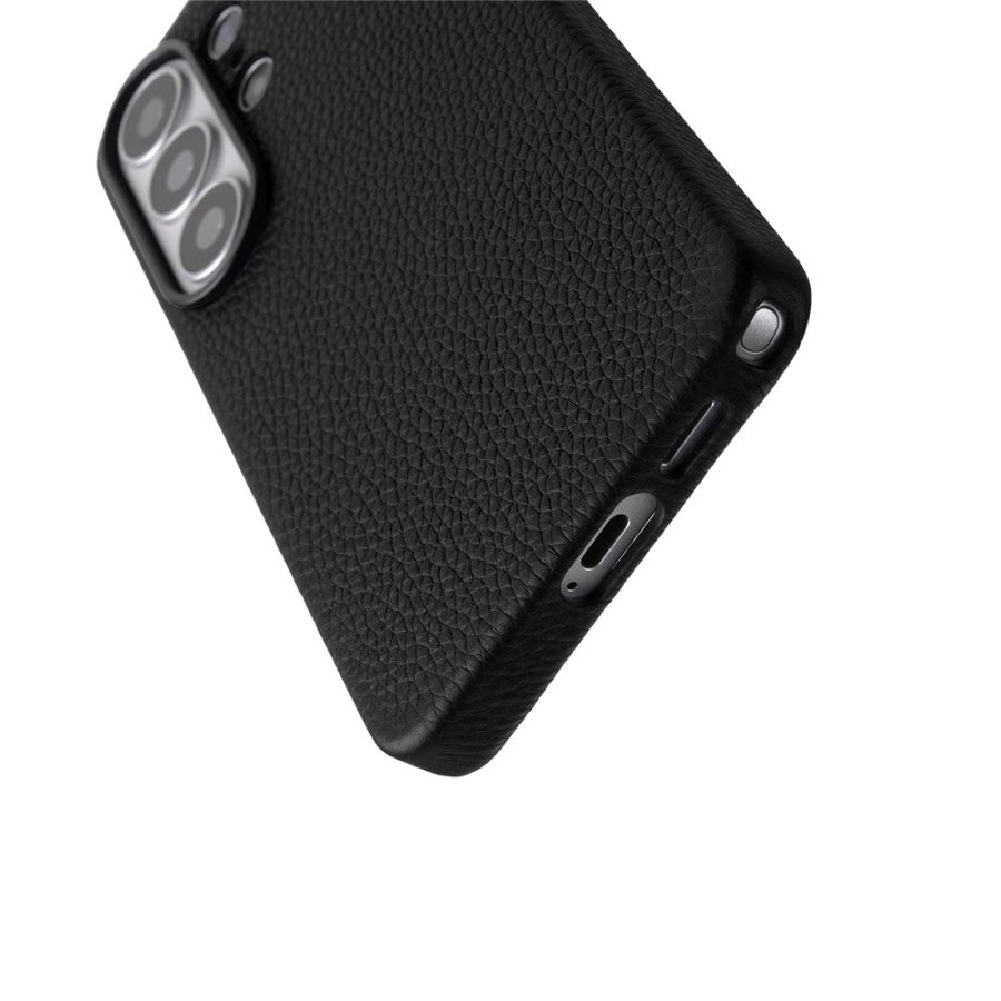 6601207161A-4 MELKCO For Samsung Galaxy S26 Ultra Magnetic Case Genuine Cow Leather - PC Phone Back Cover