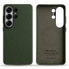 6601207161D-1 MELKCO For Samsung Galaxy S26 Ultra Magnetic Case Genuine Cow Leather - PC Phone Back Cover