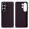 6601207161G-1 MELKCO For Samsung Galaxy S26 Ultra Magnetic Case Genuine Cow Leather - PC Phone Back Cover