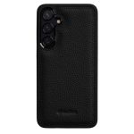 MELKCO For Samsung Galaxy S26 Case Genuine Cow Leather Coated PC Phone Cover