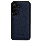 MELKCO For Samsung Galaxy S26 Case Genuine Cow Leather Coated PC Phone Cover