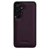 6601214250H-1 MELKCO For Samsung Galaxy S26 Case Genuine Cow Leather Coated PC Phone Cover