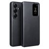 6601214444A-1 QIALINO For Samsung Galaxy S26+ Wallet Case Genuine Leather Flip Phone Cover with Smart View Window With App