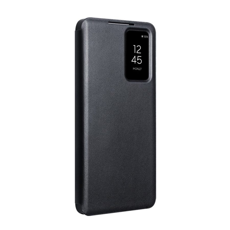 6601214444A-11 QIALINO For Samsung Galaxy S26+ Wallet Case Genuine Leather Flip Phone Cover with Smart View Window With App