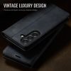 CASEME For Samsung Galaxy A27 Case RFID Blocking Wallet Calf Texture Vegan Leather Flip Cover