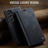 CASEME For Samsung Galaxy A27 Case RFID Blocking Wallet Calf Texture Vegan Leather Flip Cover