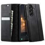 CASEME For Samsung Galaxy A27 Case RFID Blocking Wallet Calf Texture Vegan Leather Flip Cover