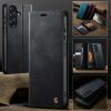 CASEME For Samsung Galaxy A27 Case RFID Blocking Wallet Calf Texture Vegan Leather Flip Cover