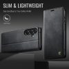 CASEME For Samsung Galaxy A27 Case RFID Blocking Wallet Calf Texture Vegan Leather Flip Cover
