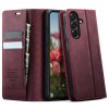 CASEME For Samsung Galaxy A27 Case RFID Blocking Wallet Calf Texture Vegan Leather Flip Cover