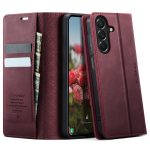 CASEME For Samsung Galaxy A27 Case RFID Blocking Wallet Calf Texture Vegan Leather Flip Cover