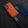 6601218477A-4 MELKCO For Samsung Galaxy S26 Ultra Magnetic Case Alcantara Leather - PC Phone Cover with Metal Keys