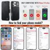 CASEME For iPhone 17 Pro Max Case RFID Blocking Wallet Vegan Leather Flip Cover with Magnetic Support