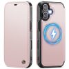 CASEME For iPhone 16 Case RFID Blocking Wallet Vegan Leather Flip Cover with Magnetic Support