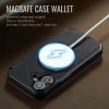 CASEME For iPhone 16 Plus Case RFID Blocking Wallet Vegan Leather Flip Cover with Magnetic Support