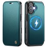 CASEME For iPhone 17 Case RFID Blocking Wallet Vegan Leather Flip Cover with Magnetic Support