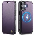CASEME For iPhone 17 Case RFID Blocking Wallet Vegan Leather Flip Cover with Magnetic Support