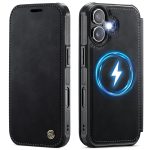 CASEME For iPhone 17 Case RFID Blocking Wallet Vegan Leather Flip Cover with Magnetic Support