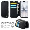 CASEME For iPhone 17 Case RFID Blocking Wallet Vegan Leather Flip Cover with Magnetic Support