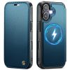 CASEME For iPhone 17 Case RFID Blocking Wallet Vegan Leather Flip Cover with Magnetic Support