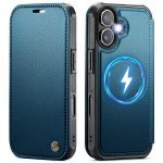 CASEME For iPhone 17 Case RFID Blocking Wallet Vegan Leather Flip Cover with Magnetic Support