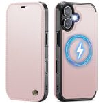 CASEME For iPhone 17 Case RFID Blocking Wallet Vegan Leather Flip Cover with Magnetic Support