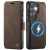 CASEME For Samsung Galaxy S22 Ultra Case RFID Blocking Wallet Vegan Leather Flip Cover with Magnetic Support