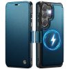 CASEME For Samsung Galaxy S22 Ultra Case RFID Blocking Wallet Vegan Leather Flip Cover with Magnetic Support