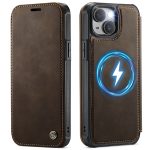 CASEME For iPhone 13 Case RFID Blocking Wallet Vegan Leather Flip Cover with Magnetic Support