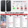 CASEME For iPhone 15 Case RFID Blocking Wallet Vegan Leather Flip Cover with Magnetic Support