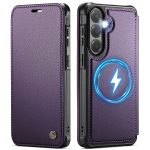 CASEME For Samsung Galaxy S26 Case RFID Blocking Wallet Vegan Leather Flip Cover with Magnetic Support