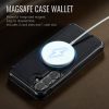 6601222839B-4 CASEME For Samsung Galaxy S23 FE Case RFID Blocking Wallet Vegan Leather Flip Cover with Magnetic Support