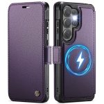 CASEME For Samsung Galaxy S23 Ultra Case RFID Blocking Wallet Vegan Leather Flip Cover with Magnetic Support