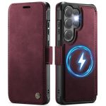 CASEME For Samsung Galaxy S23 Ultra Case RFID Blocking Wallet Vegan Leather Flip Cover with Magnetic Support