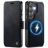 CASEME For Samsung Galaxy S25 Ultra Case RFID Blocking Wallet Vegan Leather Flip Cover with Magnetic Support