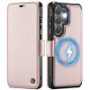 CASEME For Samsung Galaxy S25 Ultra Case RFID Blocking Wallet Vegan Leather Flip Cover with Magnetic Support