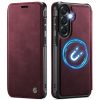 CASEME For Samsung Galaxy A57 Case RFID Blocking Wallet Vegan Leather Flip Cover with Magnetic Support