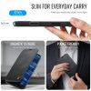 CASEME For iPhone 16 Pro Max Case RFID Blocking Wallet Vegan Leather Flip Cover with Magnetic Support