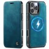 CASEME For iPhone 16 Pro Max Case RFID Blocking Wallet Vegan Leather Flip Cover with Magnetic Support