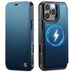 CASEME For iPhone 14 Pro Max Case RFID Blocking Wallet Vegan Leather Flip Cover with Magnetic Support