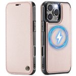 CASEME For iPhone 14 Pro Max Case RFID Blocking Wallet Vegan Leather Flip Cover with Magnetic Support