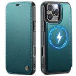 CASEME For iPhone 13 Pro Case RFID Blocking Wallet Vegan Leather Flip Cover with Magnetic Support