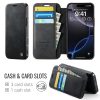 6601222856B-2 CASEME For iPhone 13 Pro Max Case RFID Blocking Wallet Vegan Leather Flip Cover with Magnetic Support