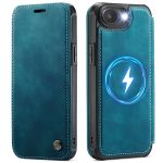CASEME For iPhone 17e / iPhone 16e Case RFID Blocking Wallet Vegan Leather Flip Cover with Magnetic Support