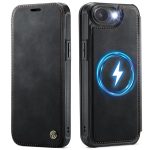 CASEME For iPhone 17e / iPhone 16e Case RFID Blocking Wallet Vegan Leather Flip Cover with Magnetic Support