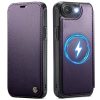 CASEME For iPhone 17e / iPhone 16e Case RFID Blocking Wallet Vegan Leather Flip Cover with Magnetic Support